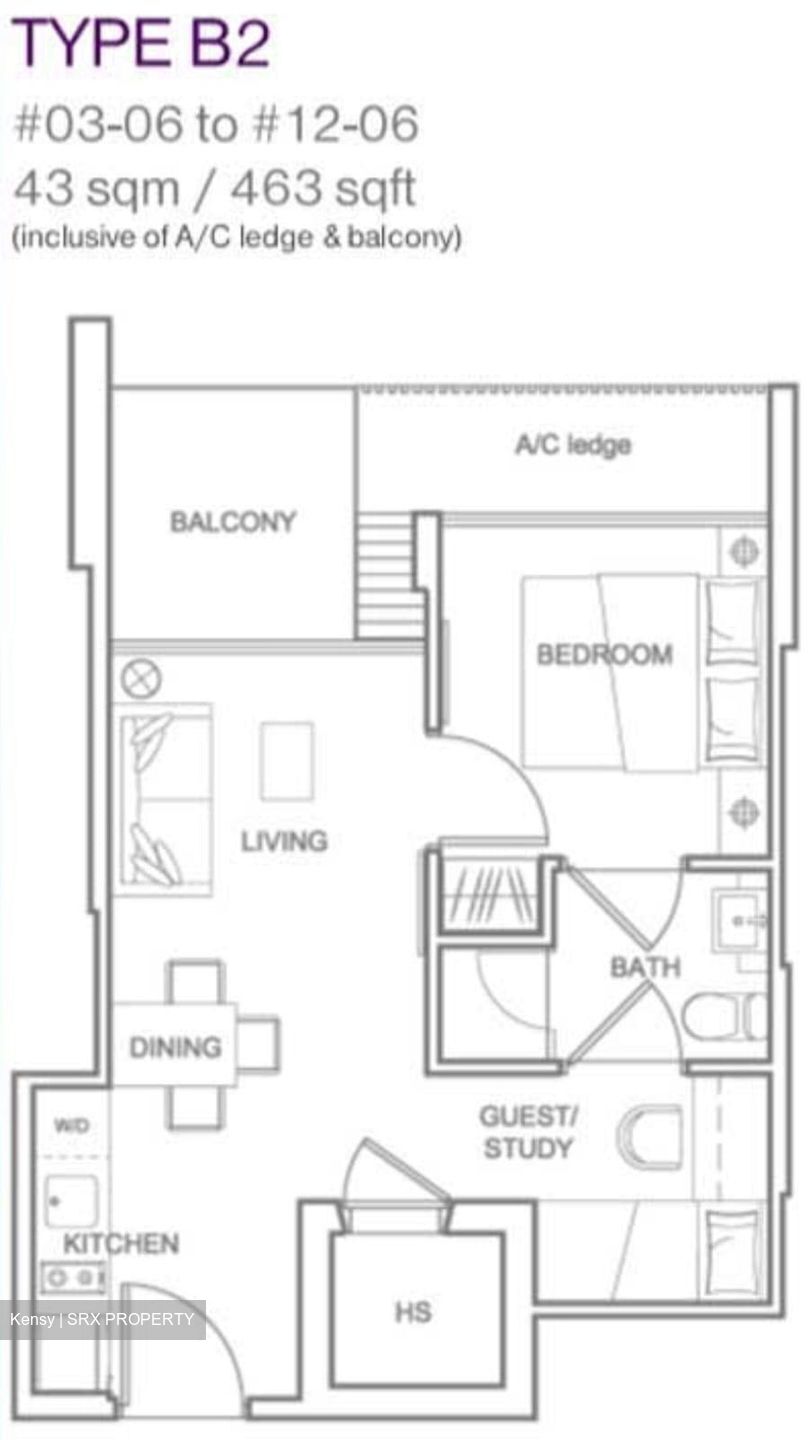 Centra Heights (D14), Apartment #377043131